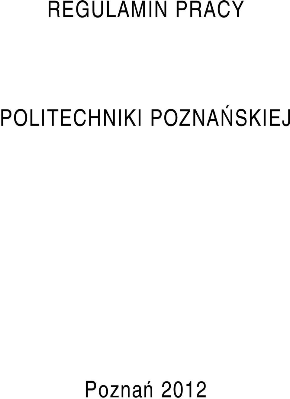 POLITECHNIKI