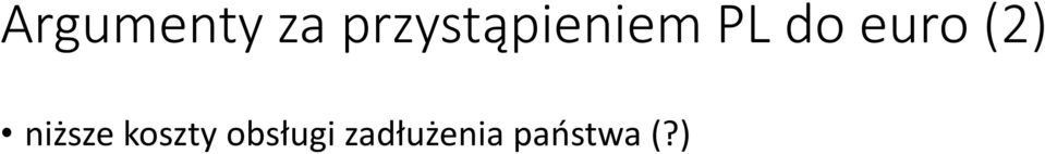 euro (2) niższe