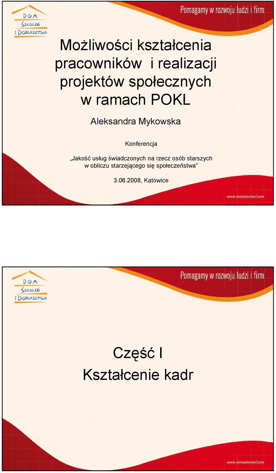 Jakość usług świadczonych na rzecz osób starszych w obliczu