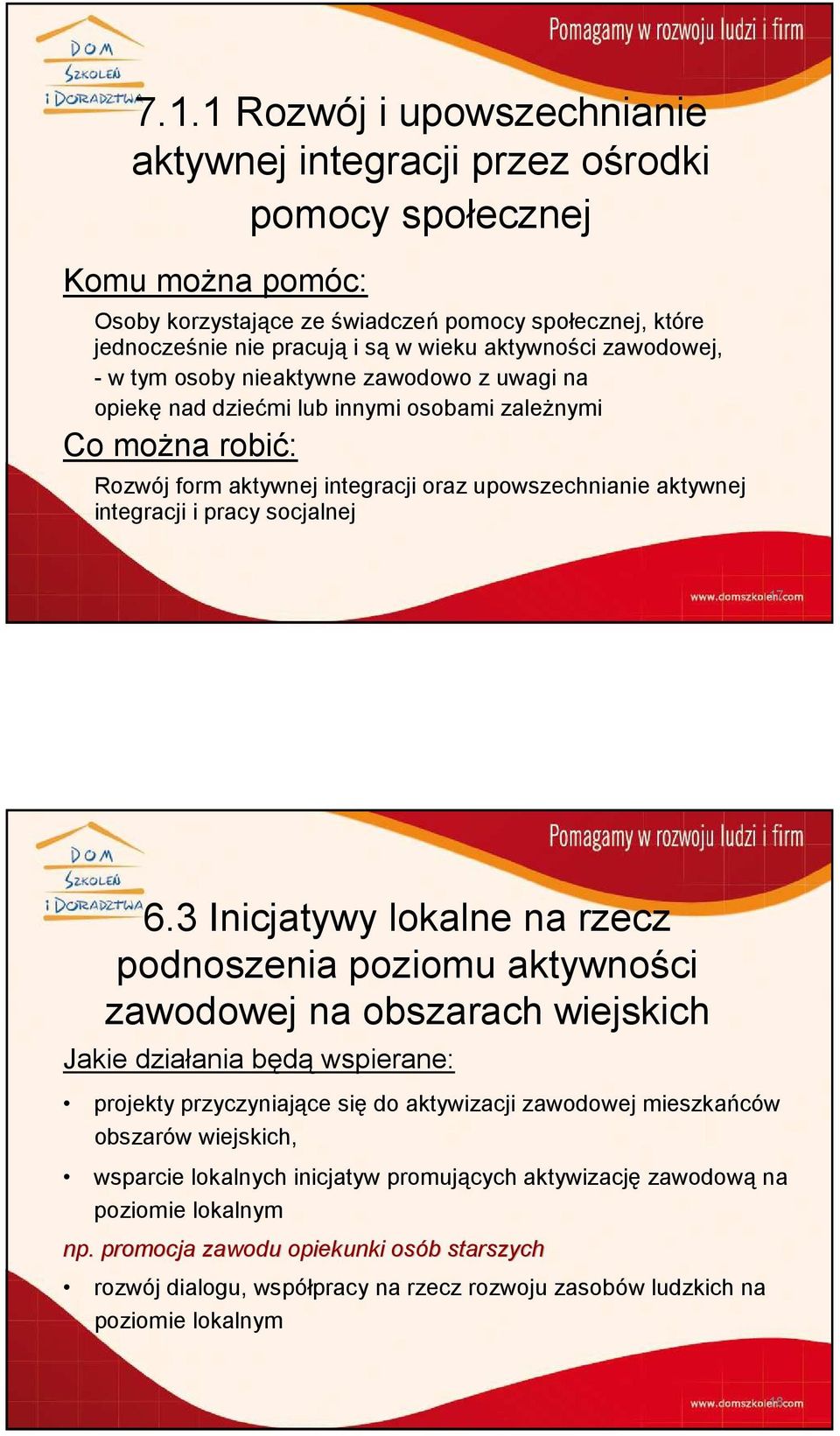 integracji i pracy socjalnej 17 6.