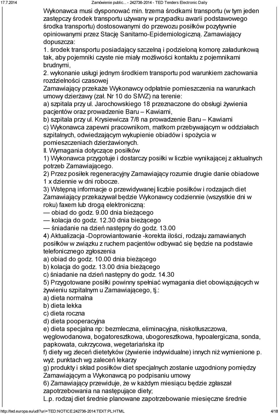 Sanitarno-Epidemiologiczną. Zamawiający dopuszcza: 1.