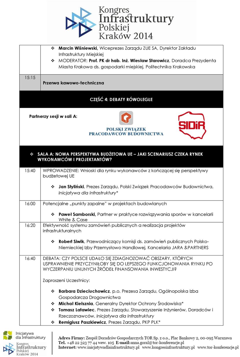 WYKONAWCÓW I PROJEKTANTÓW?