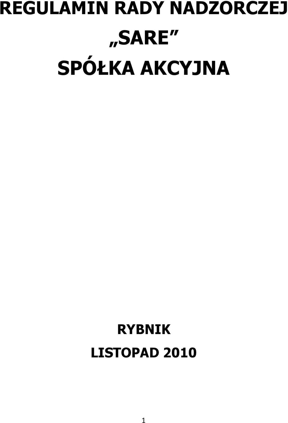 SPÓŁKA AKCYJNA