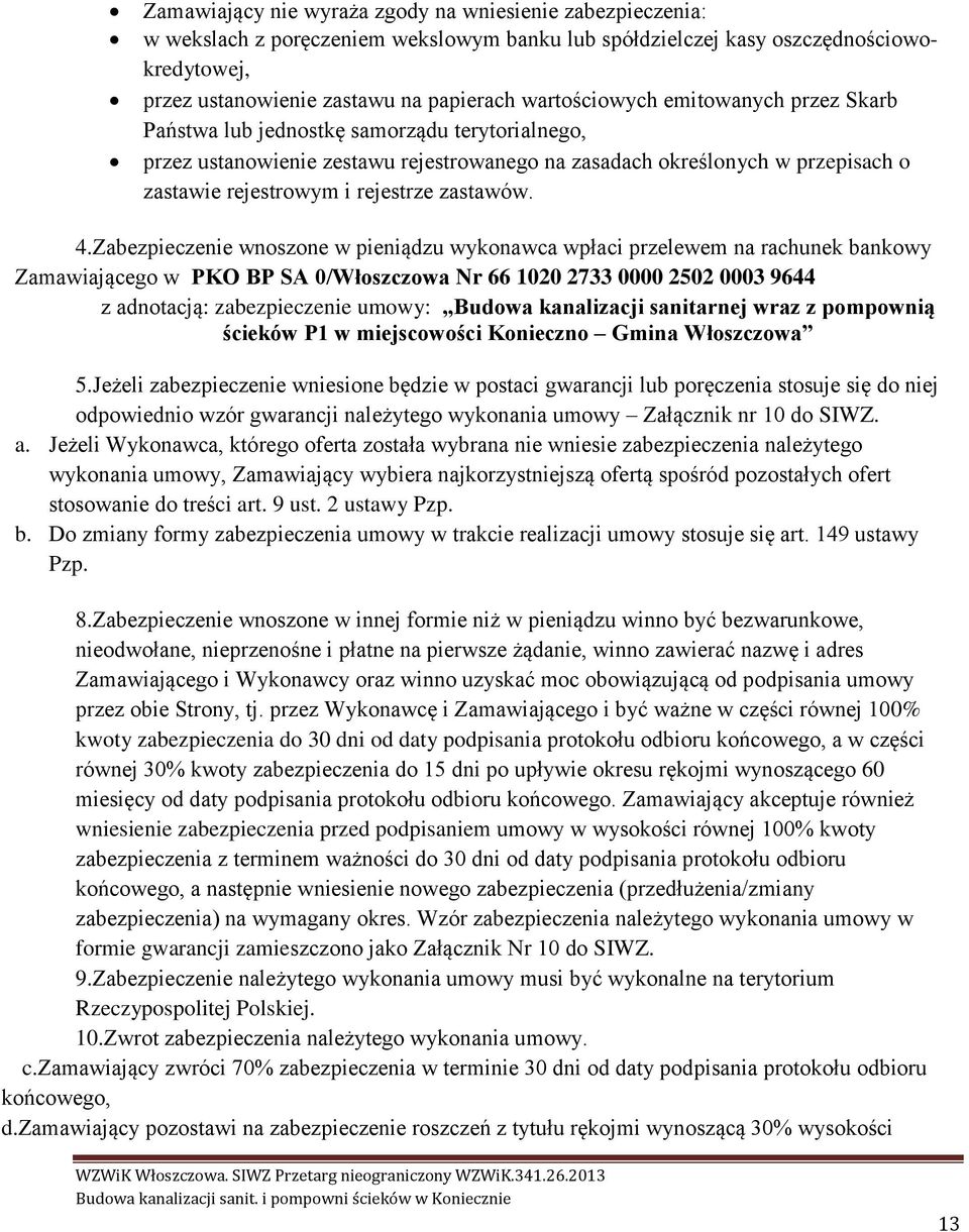 zastawów. 4.