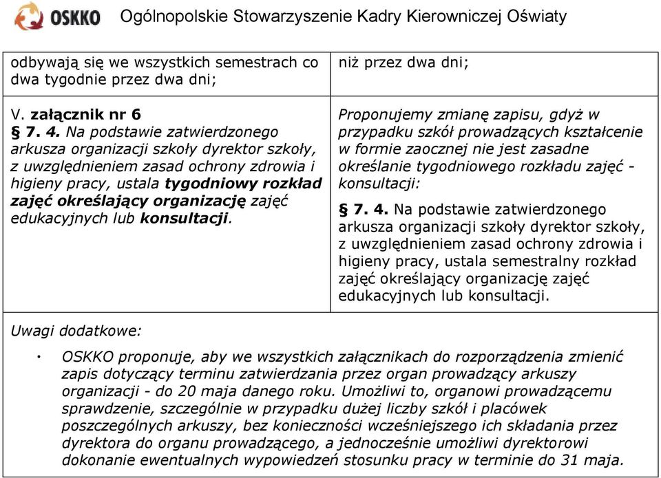 edukacyjnych lub konsultacji.