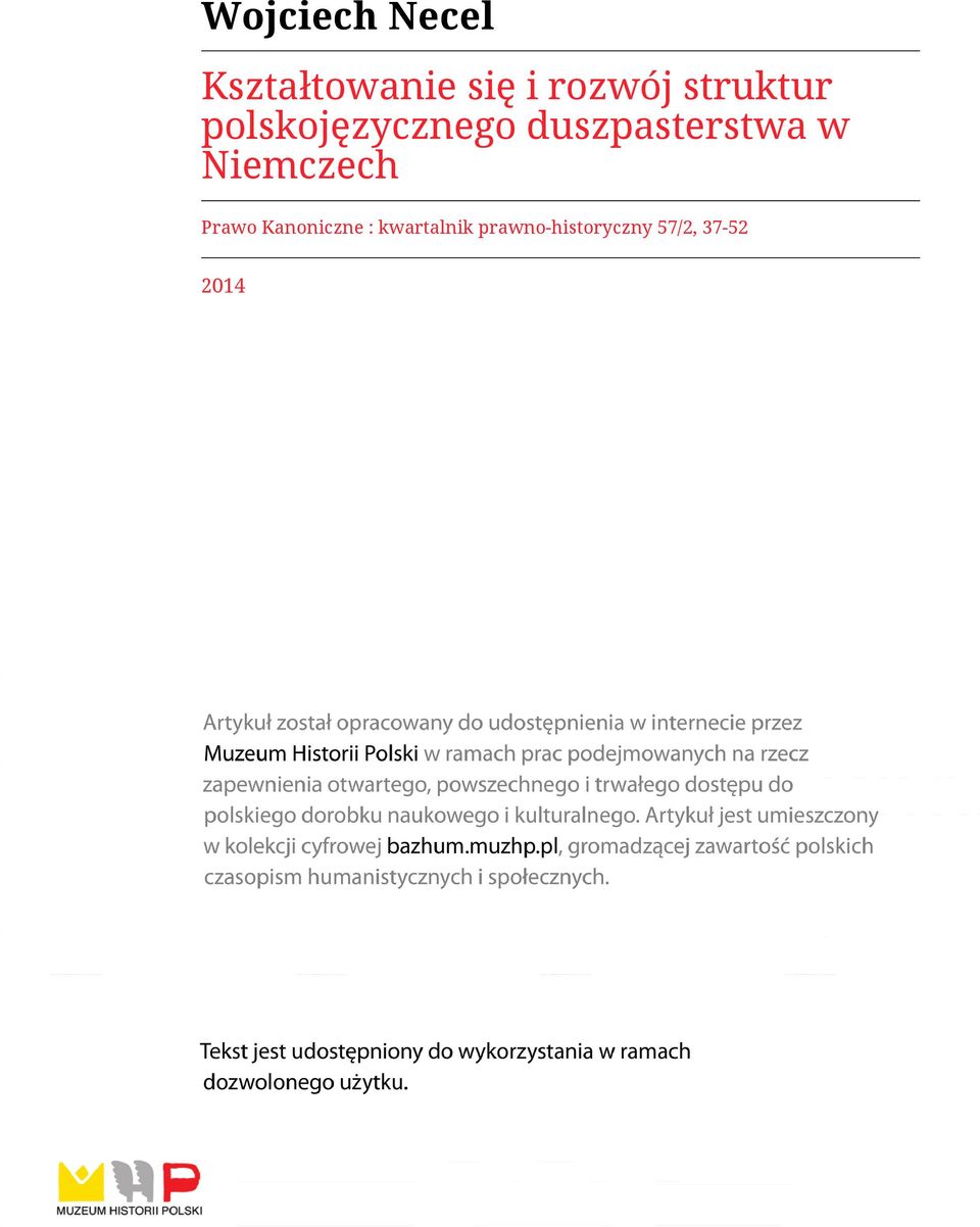 duszpasterstwa w Niemczech Prawo