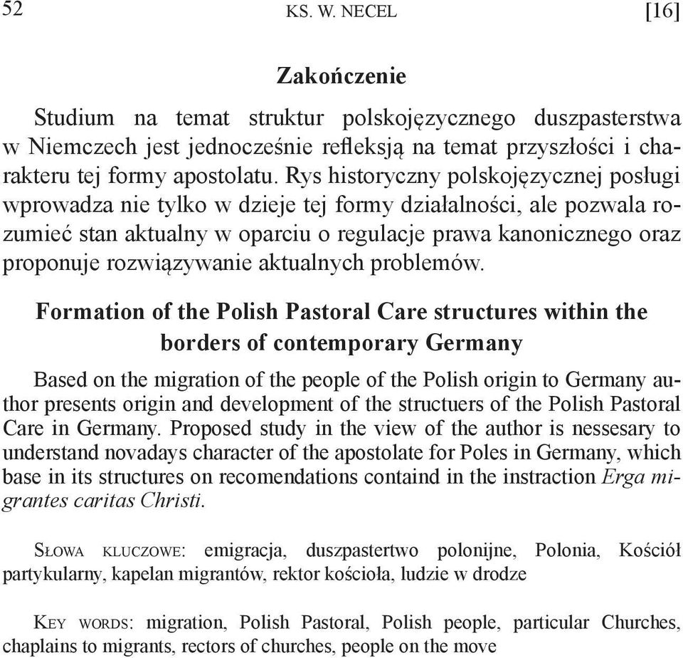 aktualnych problemów.
