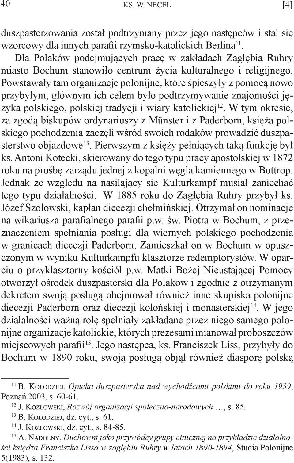 Powstawały tam organizacje polonijne, które śpieszyły z pomocą nowo przybyłym, głównym ich celem było podtrzymywanie znajomości języka polskiego, polskiej tradycji i wiary katolickiej 12.