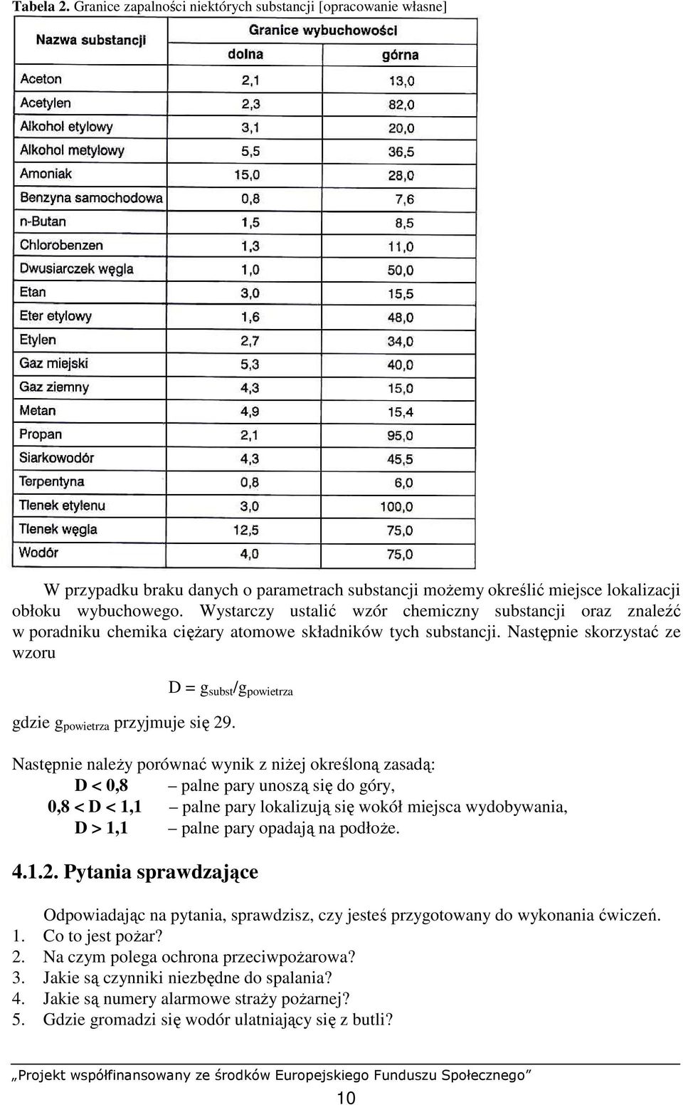 Następnie skorzystać ze wzoru D = g subst /g powietrza gdzie g powietrza przyjmuje się 29.