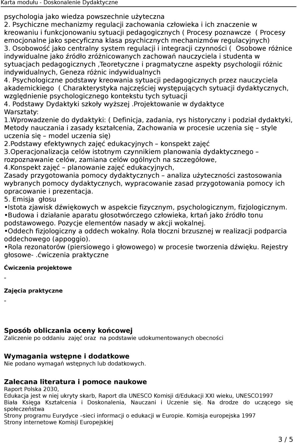 mechanizmów regulacyjnych) 3.