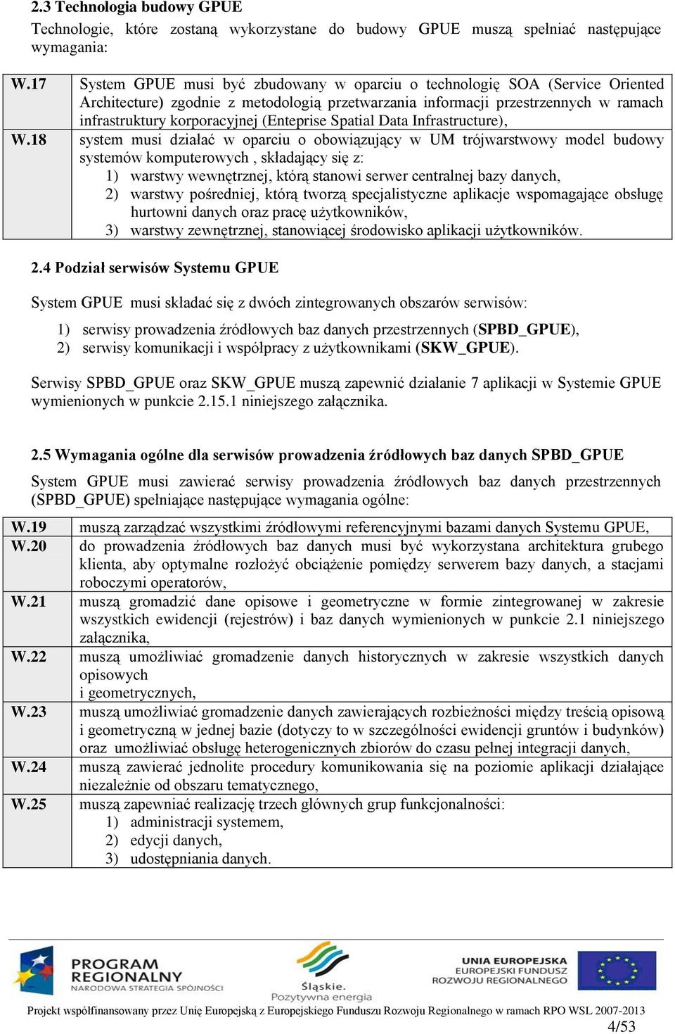 (Enteprise Spatial Data Infrastructure), W.