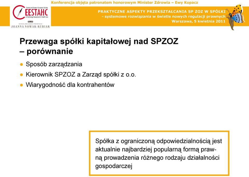 nik SPZOZ a Zarząd spółki z o.