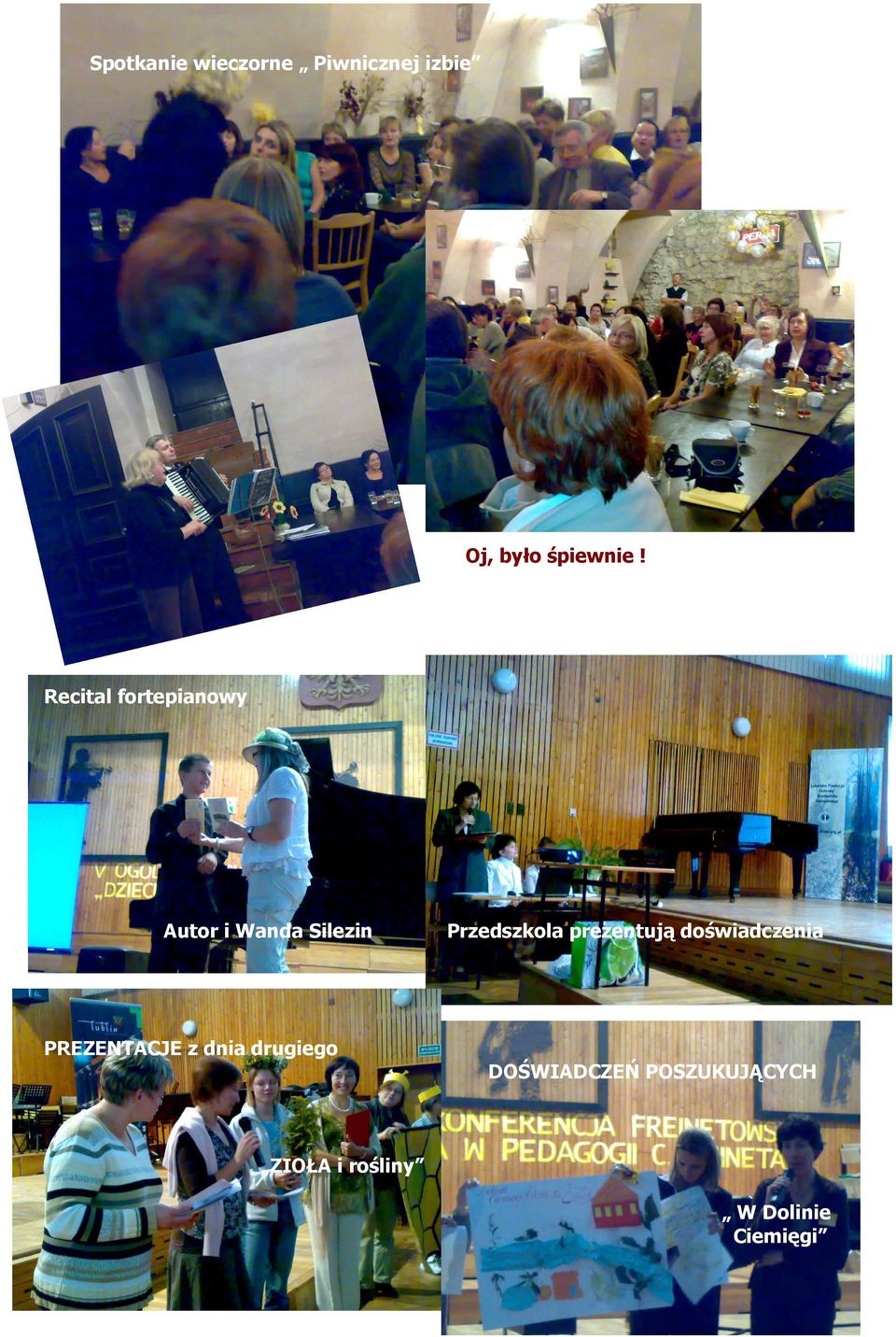 Recital fortepianowy Autor i Wanda Silezin Przedszkola