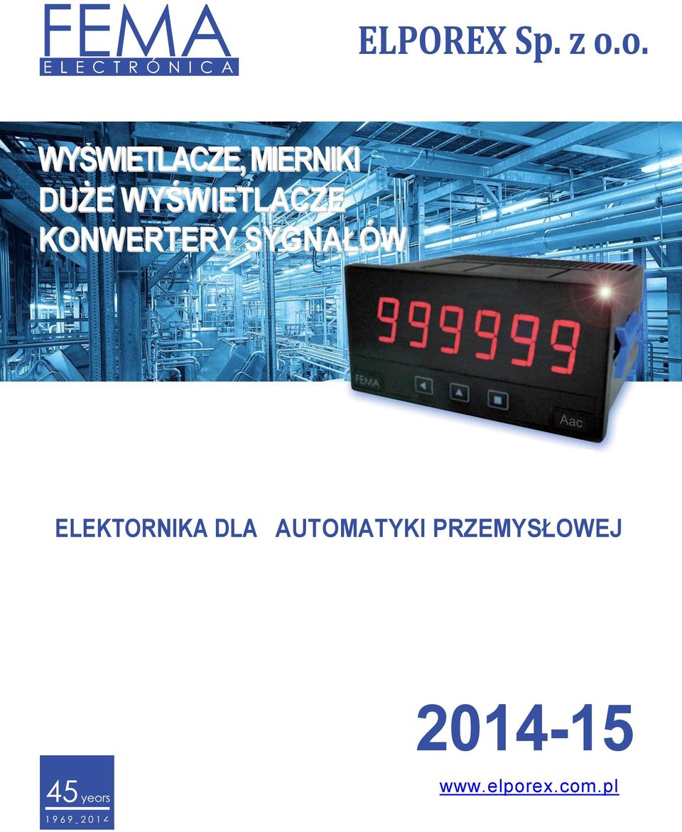 WYŚWIETLACZE KONWERTERY SYGNAŁÓW