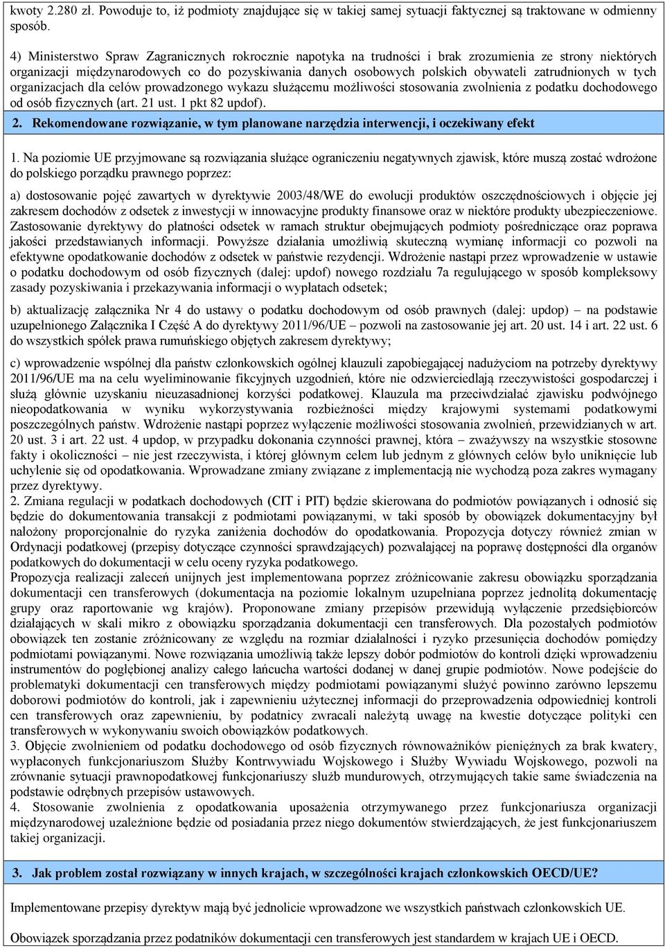zatrudnionych w tych organizacjach dla celów prowadzonego wykazu służącemu możliwości stosowania zwolnienia z podatku dochodowego od osób fizycznych (art. 21