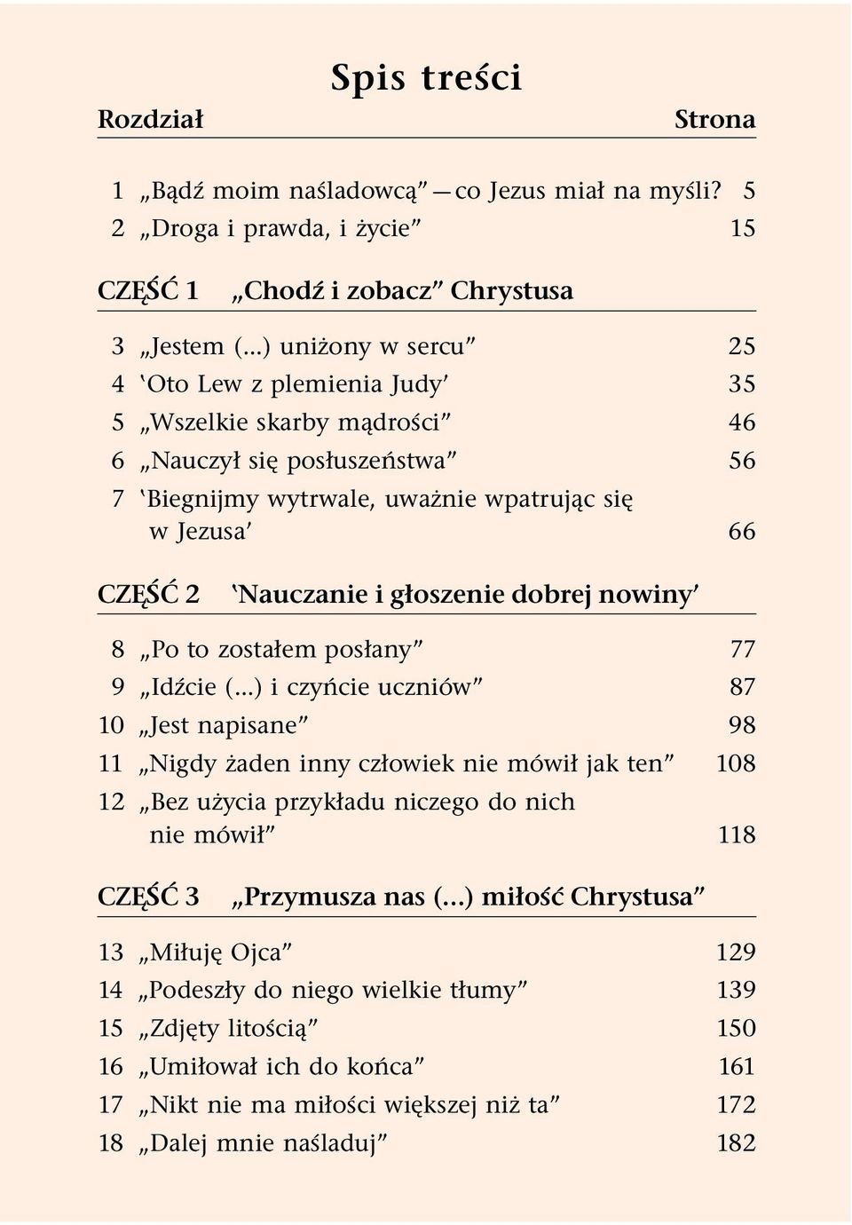 głoszenie dobrej nowiny 8 Po to zostałem posłany 77 9 Id zcie (.