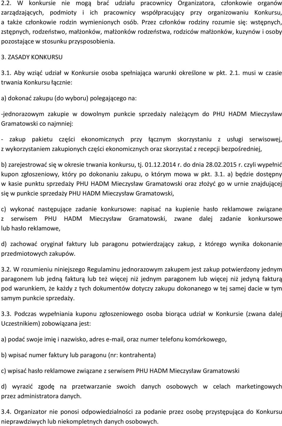 ZASADY KONKURSU 3.1.