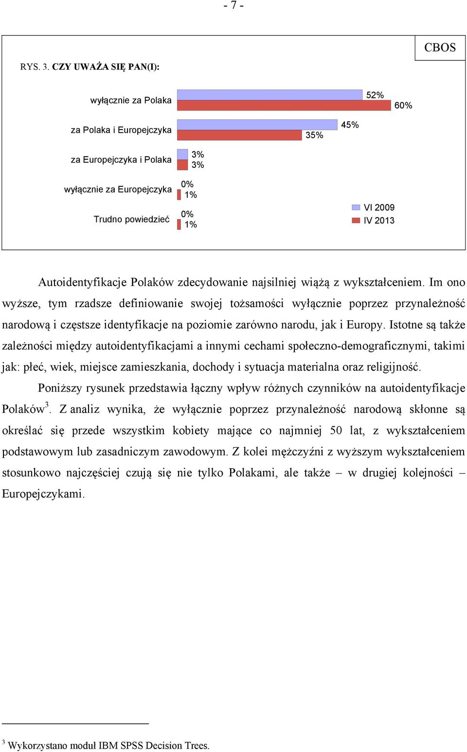 Polaków zdecydowanie najsilniej wiążą z wykształceniem.