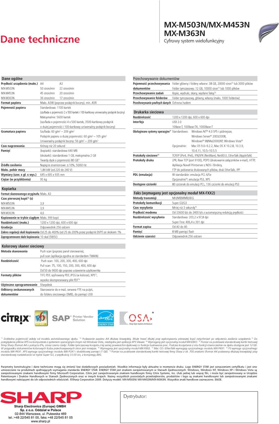 A5R Standardowa: 1100 kartek (szuflada o pojemności 2 x 500 kartek i 100-kartkowy uniwersalny podajnik boczny) Maksymalnie: 5600 kartek Gramatura papieru Szuflada: 60 g/m 2 209 g/m 2 Czas nagrzewania