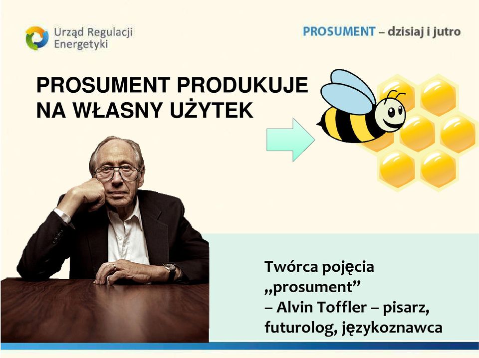 pojęcia prosument Alvin