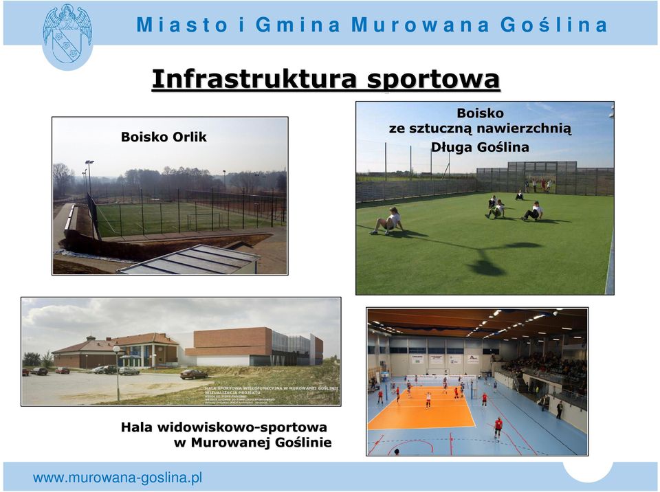 nawierzchnią Długa Goślina Hala