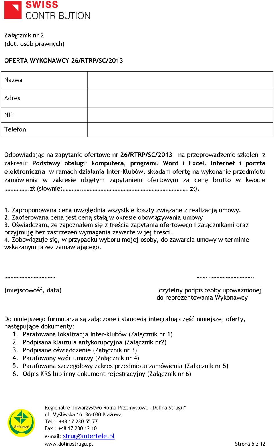 programu Word i Excel.