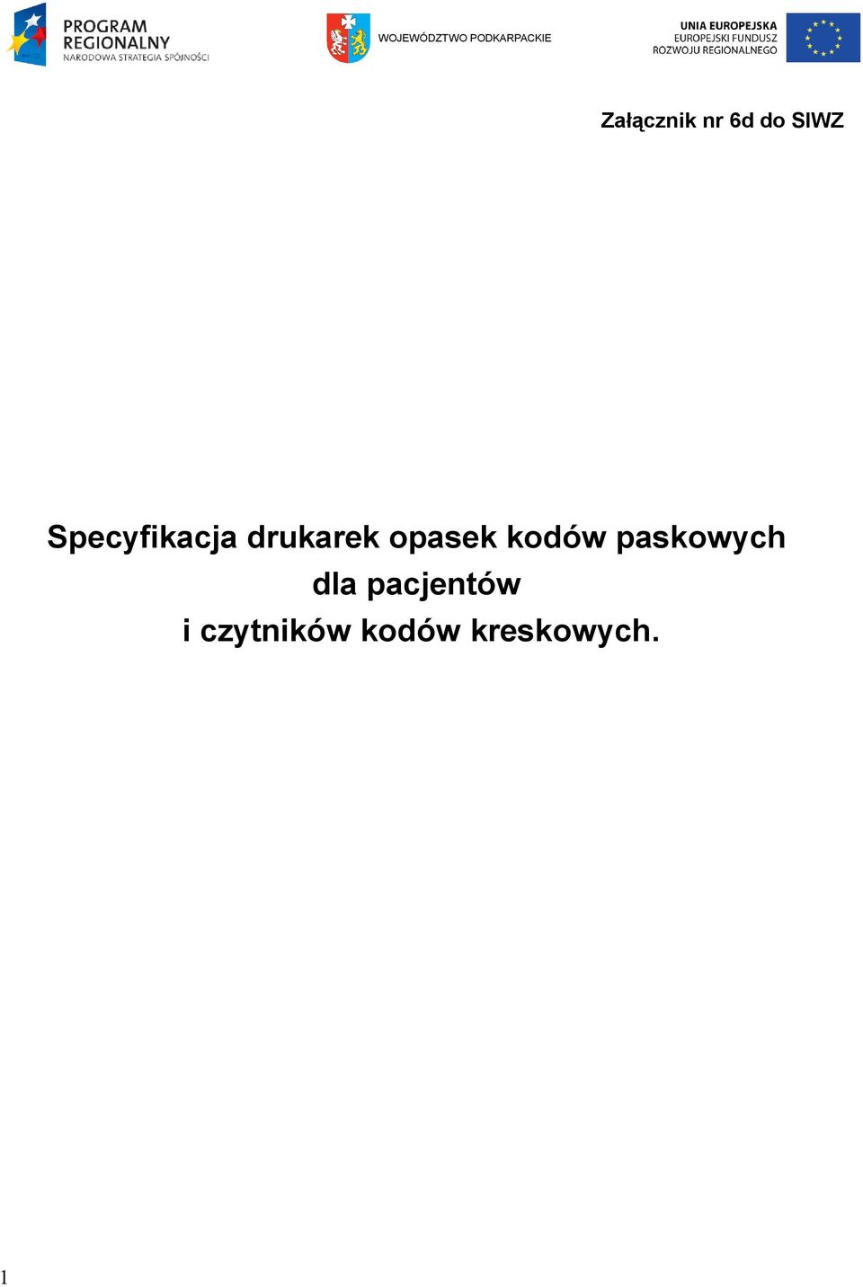 drukarek opasek kodów paskowych