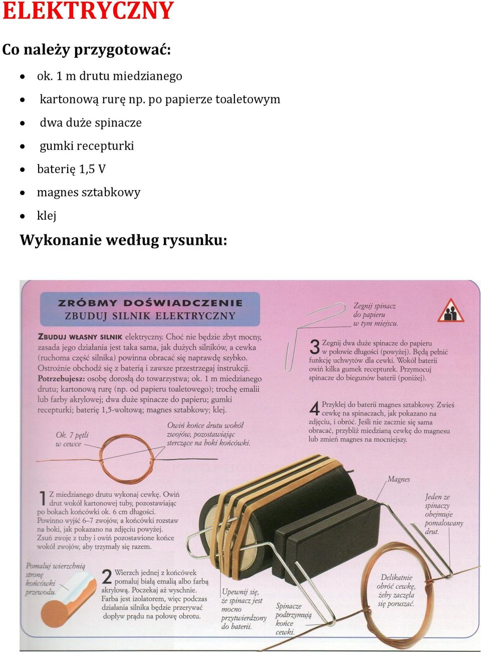po papierze toaletowym dwa duże spinacze gumki