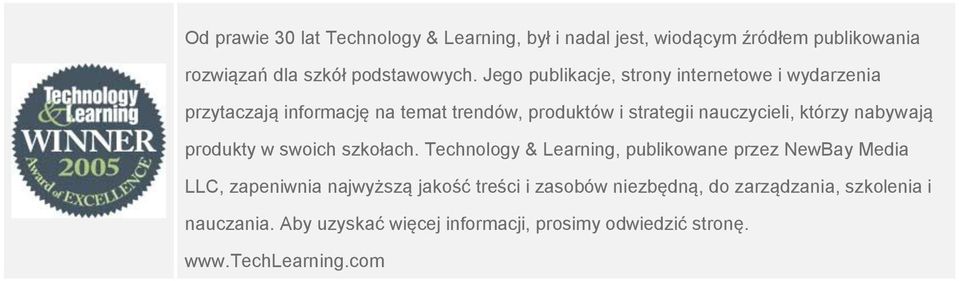 którzy nabywają produkty w swoich szkołach.