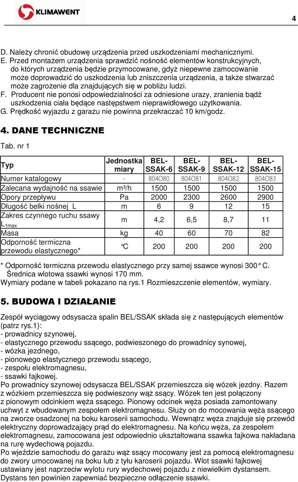 a także stwarzać może zagrożenie dla znajdujących się w pobliżu ludzi. F.