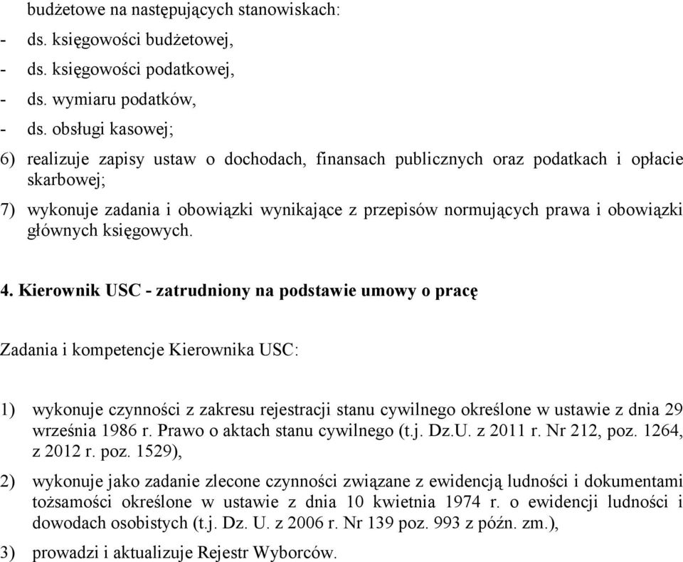 głównych księgowych. 4.