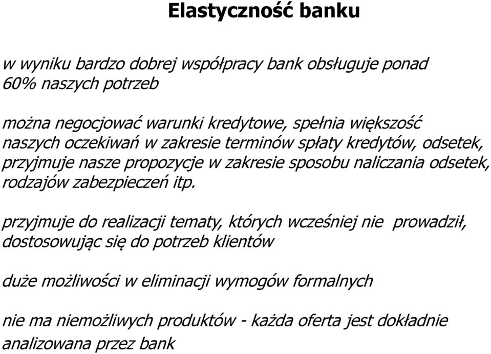 naliczania odsetek, rodzajów zabezpieczeń itp.