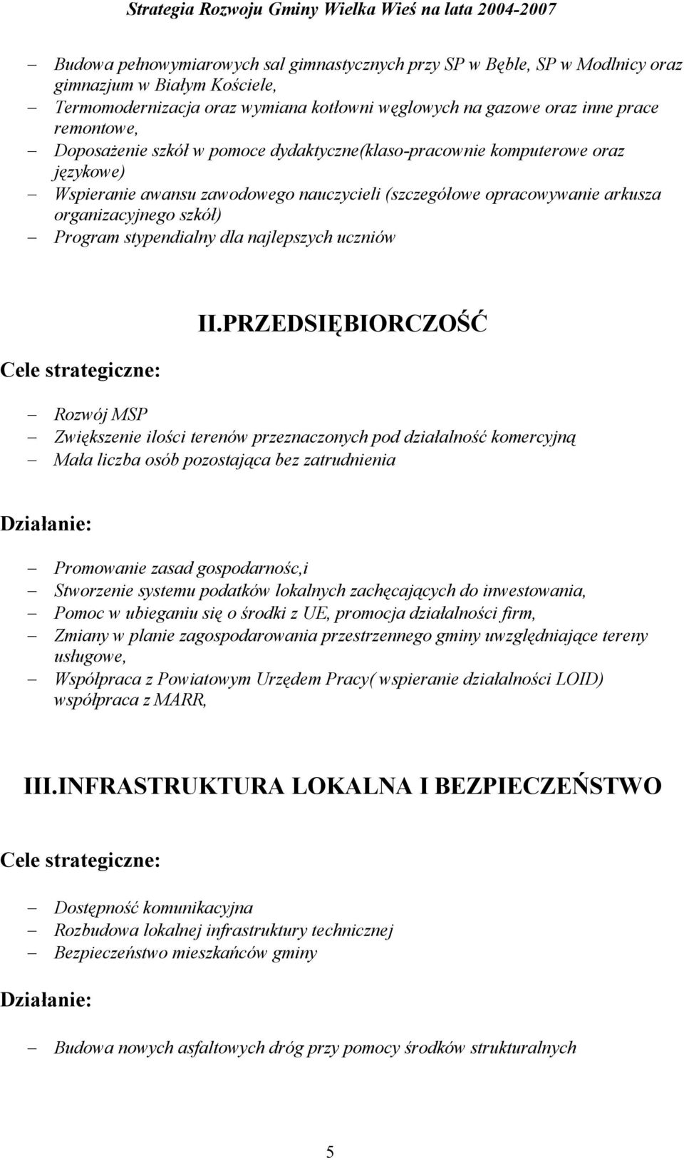 stypendialny dla najlepszych uczniów II.