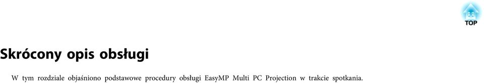 procedury obsługi EsyMP Multi
