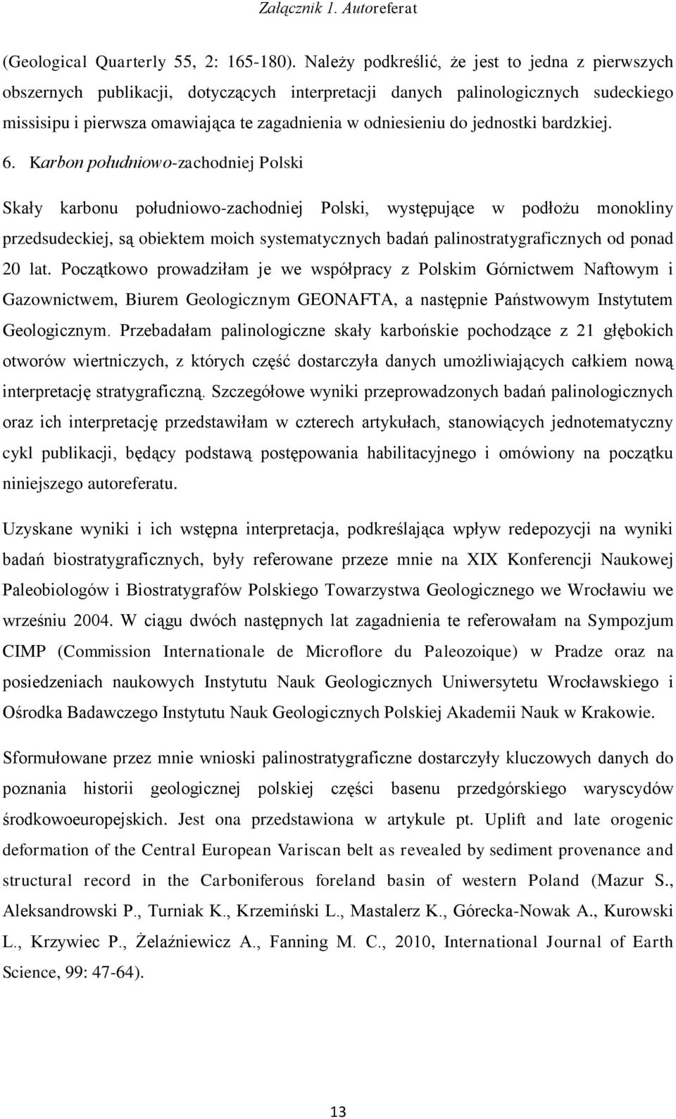 jednostki bardzkiej. 6.