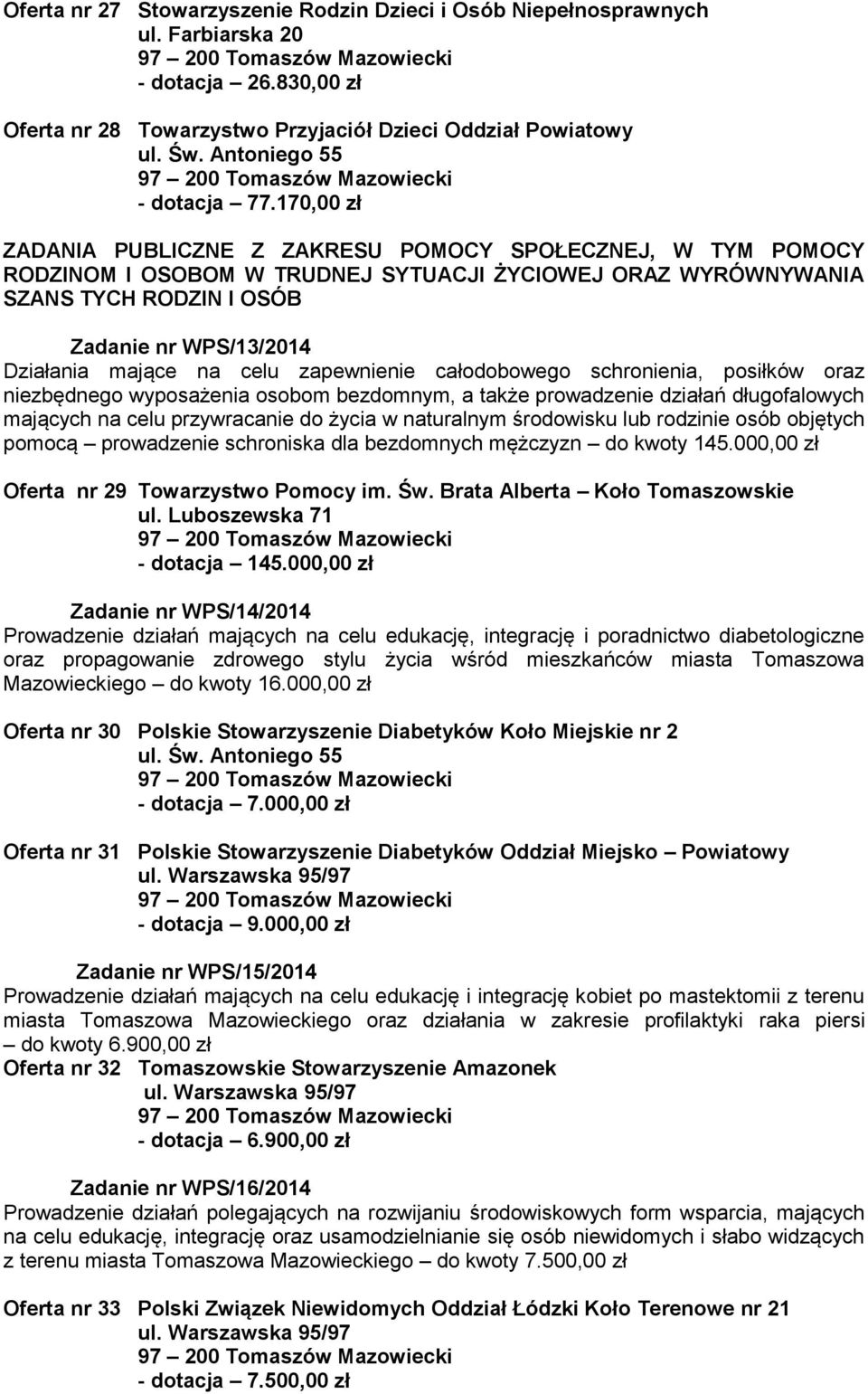 na celu zapewnienie całodobowego schronienia, posiłków oraz niezbędnego wyposażenia osobom bezdomnym, a także prowadzenie działań długofalowych mających na celu przywracanie do życia w naturalnym