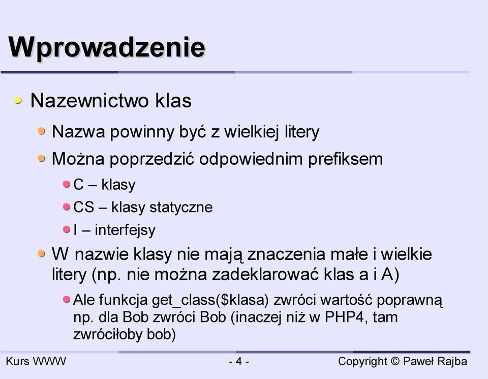 znaczenia małe i wielkie litery (np.