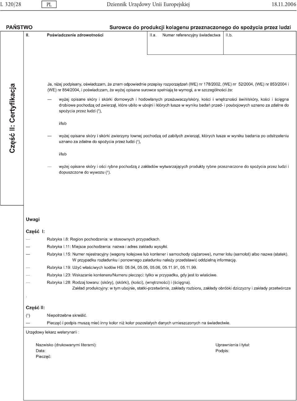 Urzędowy Unii
