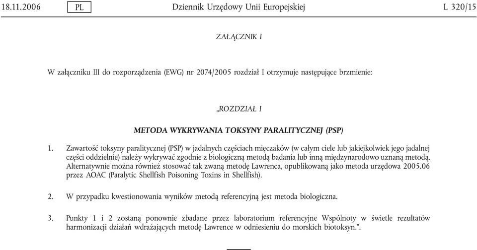 PARALITYCZNEJ (PSP) 1.