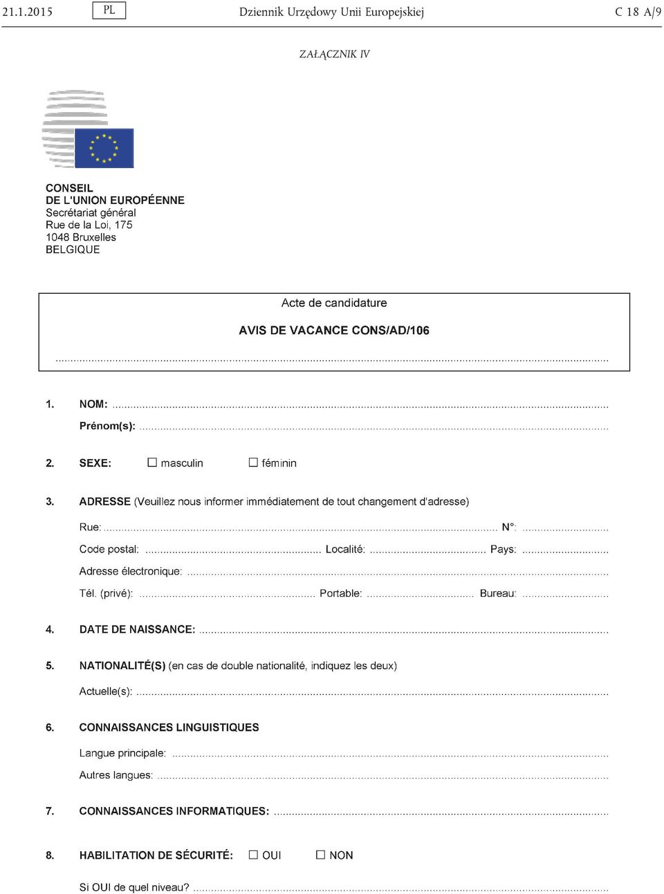 Unii Europejskiej