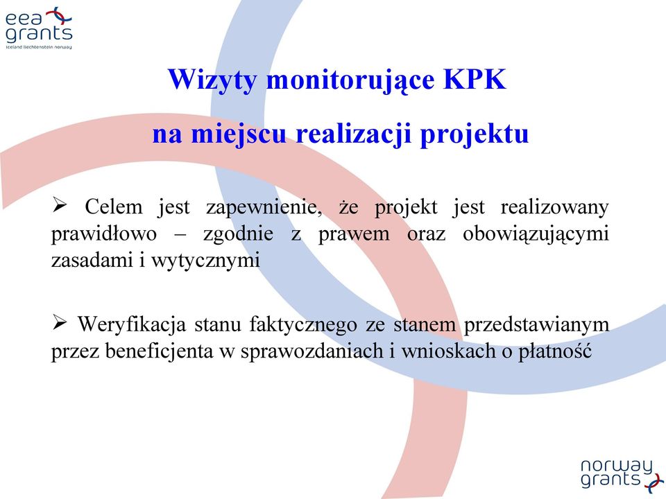 oraz obowiązującymi zasadami i wytycznymi Weryfikacja stanu faktycznego