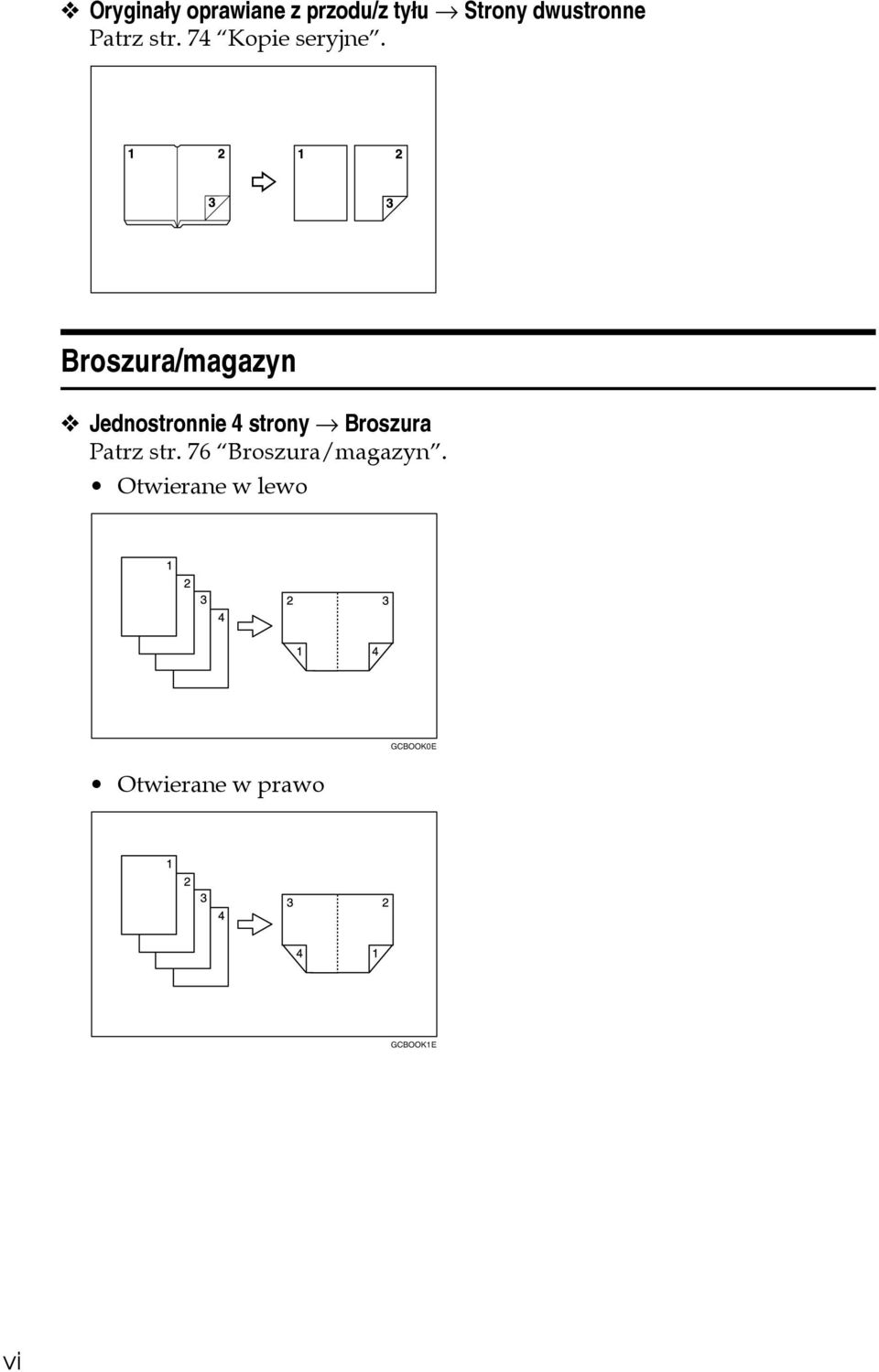 Broszura/magazyn Jednostronnie 4 strony Broszura Patrz