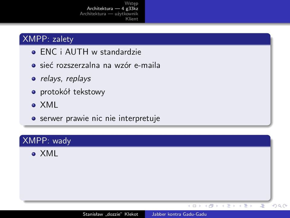 relays, replays protokół tekstowy XML