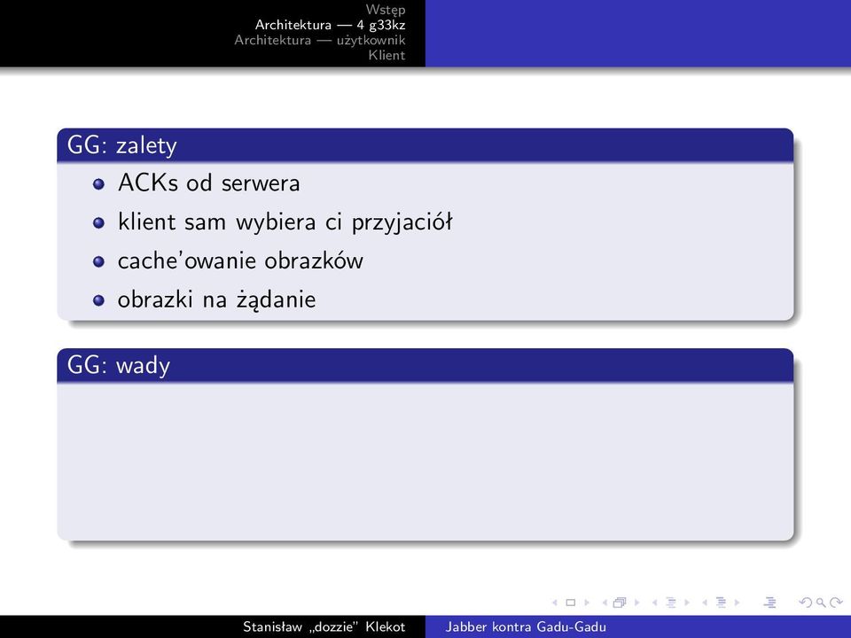 przyjaciół cache owanie