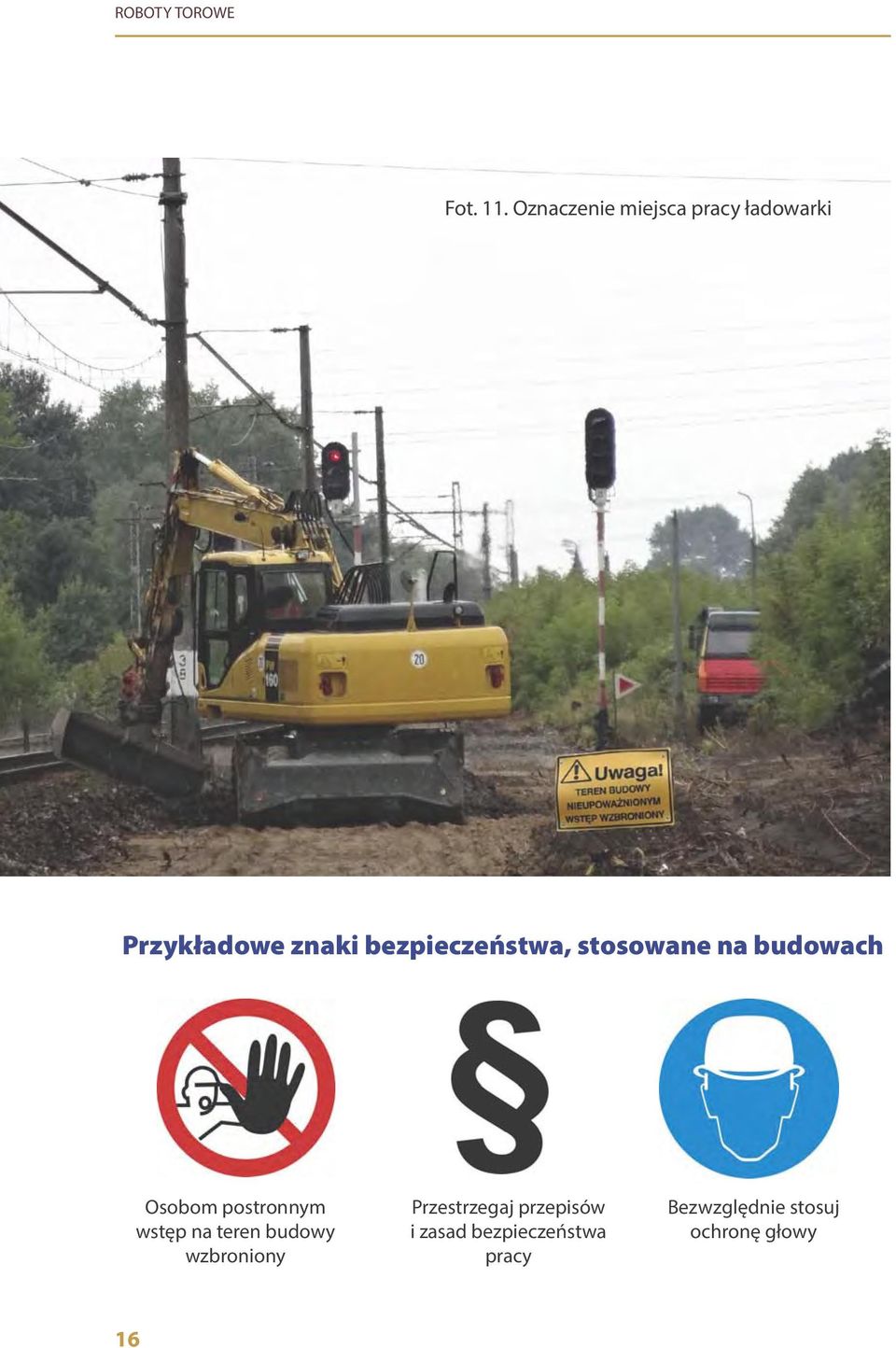 bezpieczeństwa, stosowane na budowach Osobom postronnym