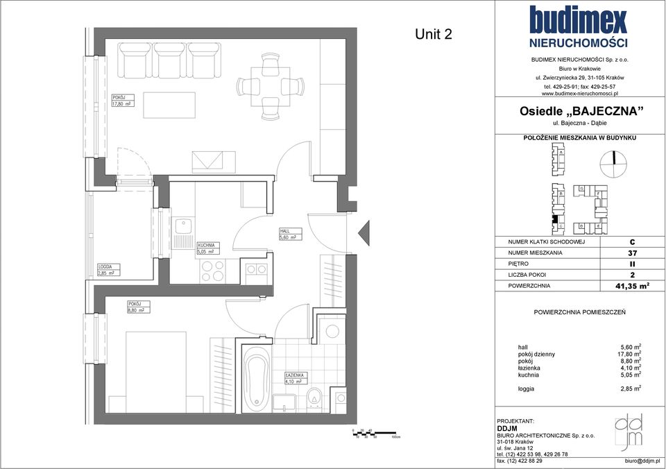 2 C II dzienny 5,60 m 2