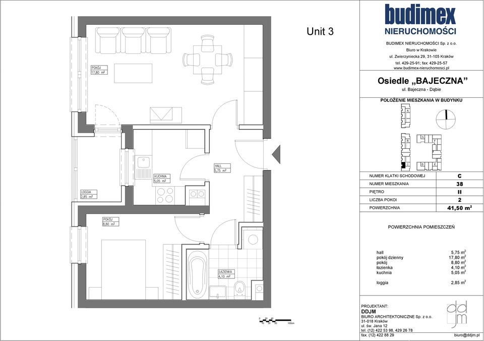 2 C II dzienny 5,75 m 2