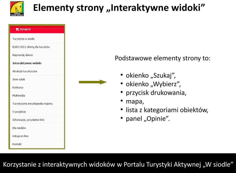 Szukaj, okienko Wybierz, przycisk