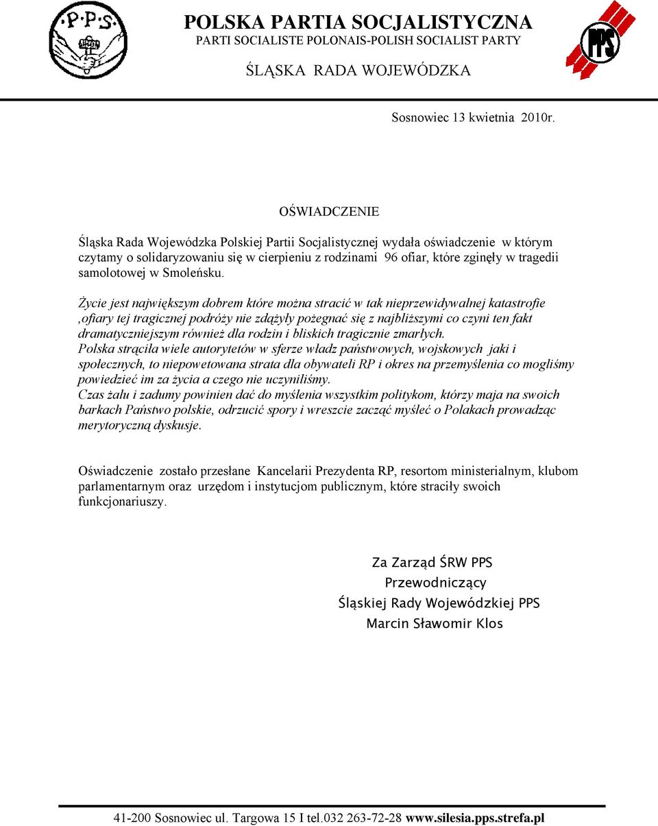 w Smoleńsku.