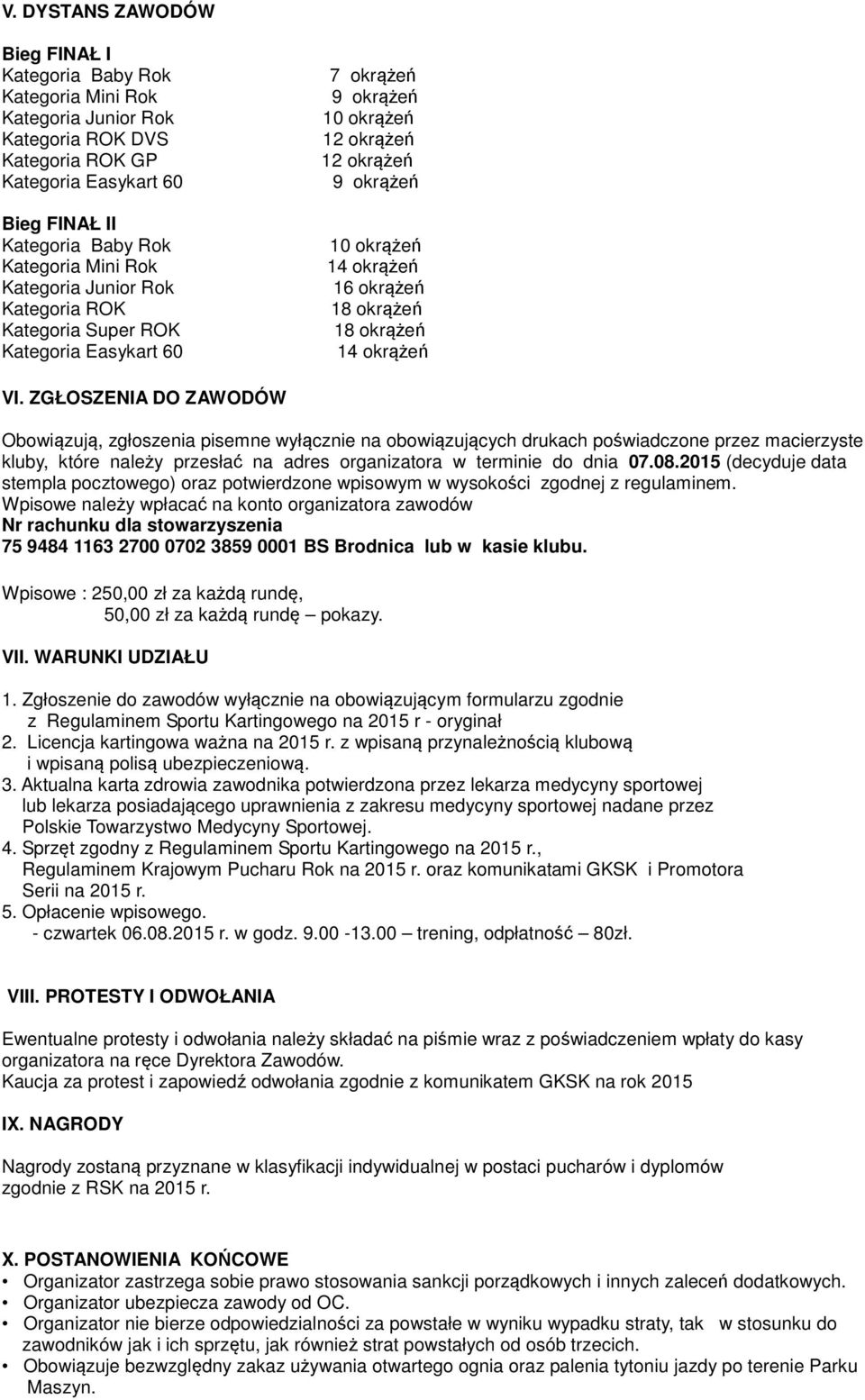 okrążeń VI.